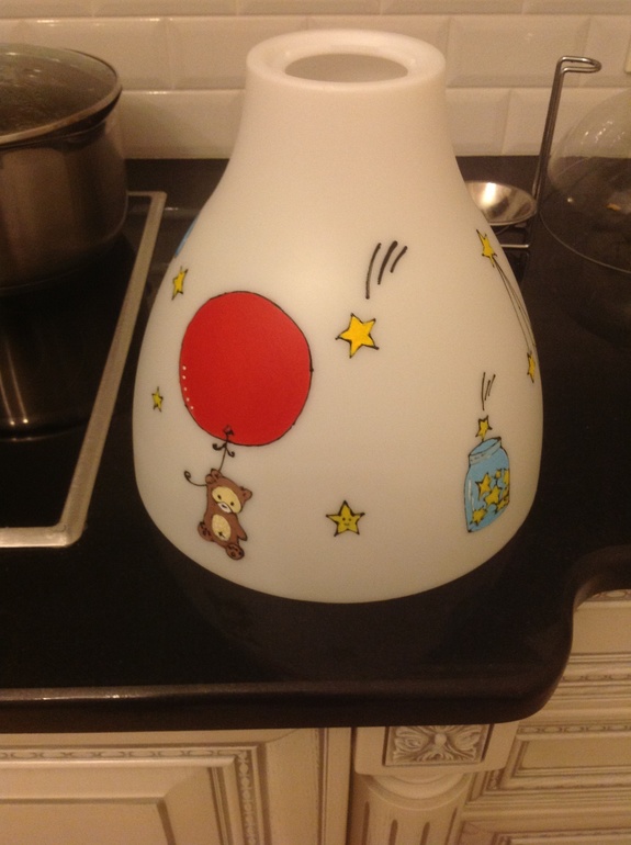 Декор плафона в детскую своими руками