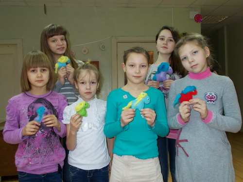 Лошадка из фетра