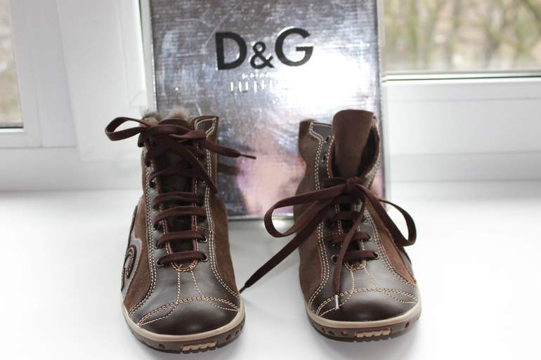 Ботинки на меху D&G - Италия