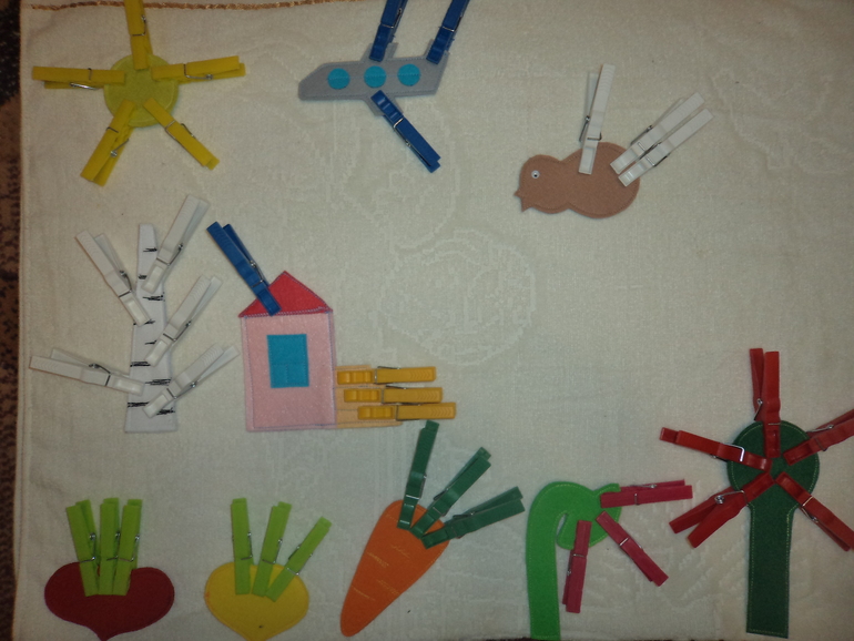 Игры с прищепками