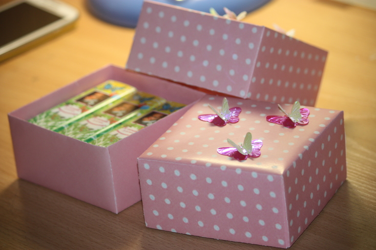 Коробочки для шоколадок в школу/в детский сад/ и т.д.