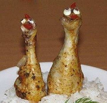 Может кому-то понравится оформление блюд))))