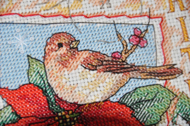 Рождественская птичка