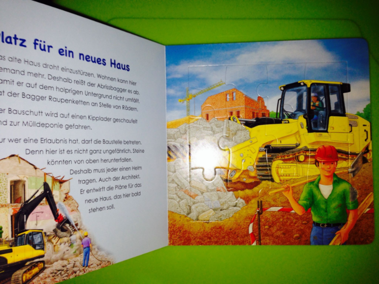 Немецкие книги паззлы.