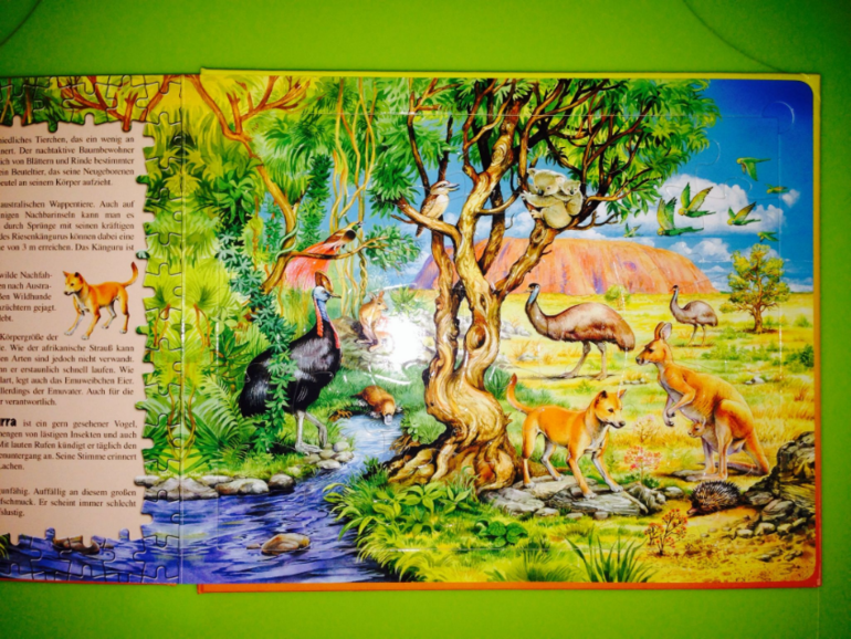 Немецкие книги паззлы.