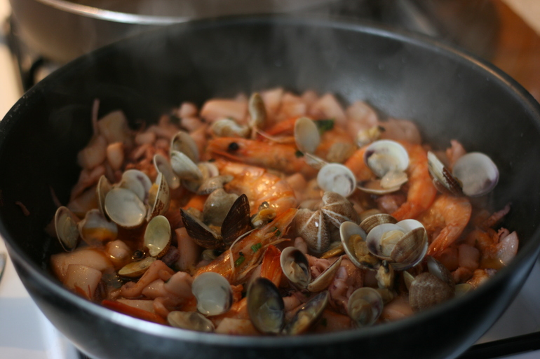 Неправильное ризотто по-рыбацки / Risotto alla pescatora