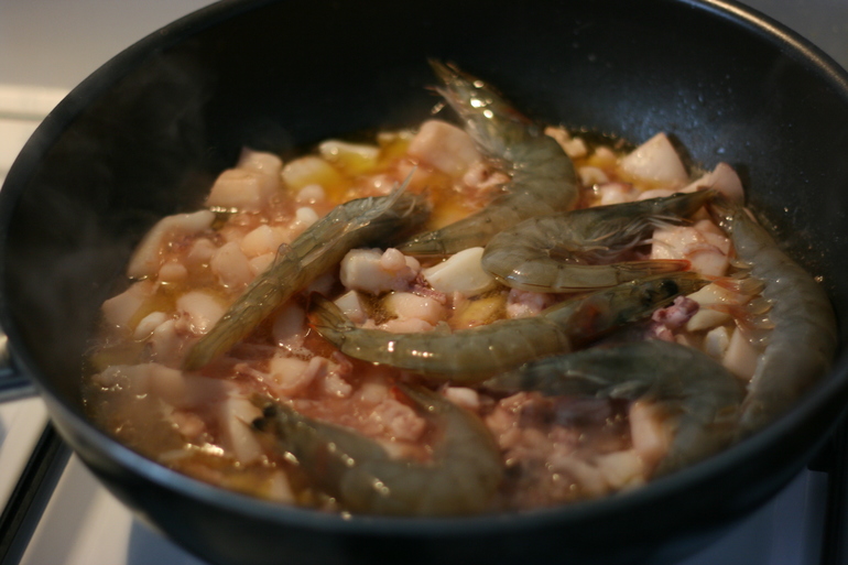 Неправильное ризотто по-рыбацки / Risotto alla pescatora