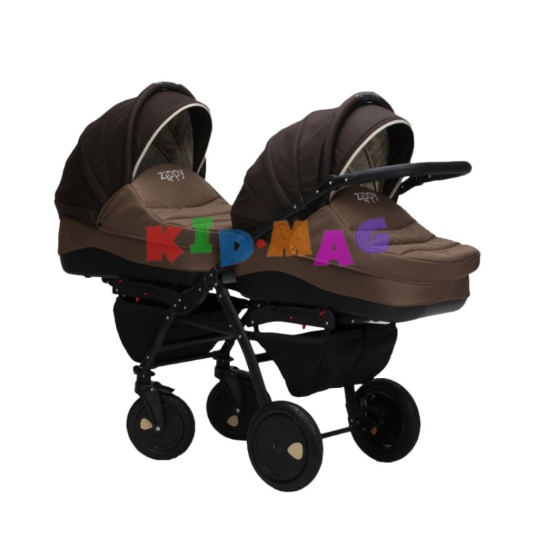 Продаю НОВУЮ коляску для двойни Tutis Zippy 3 в 1 от 0 до 3 лет