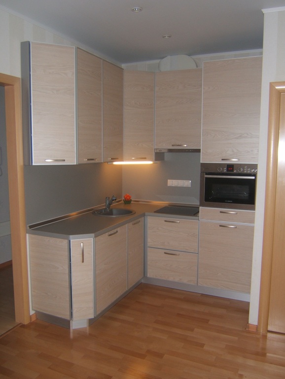 Мини-кухня для гостиной на площади 3,2 кв.метра