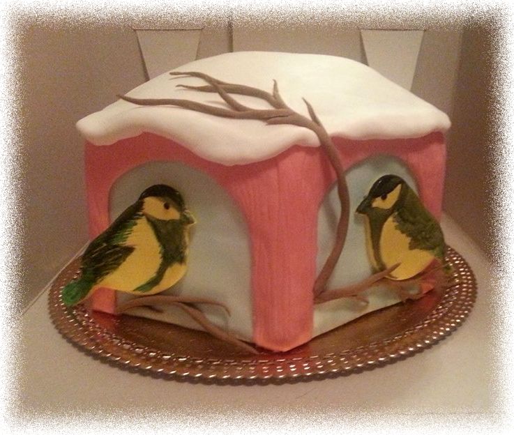 Торт-кормушка:)