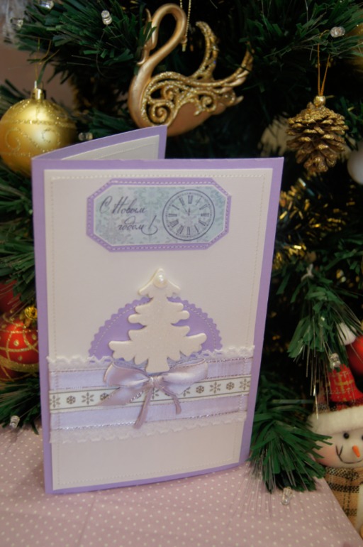 Одни из моих новогодних открыточек:)