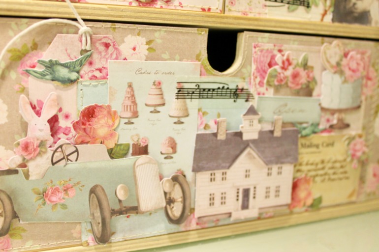 Декор икеевского комода в стиле Тильда