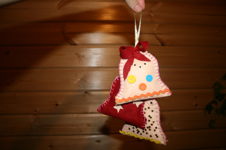 наша новогодняя поделка в садик