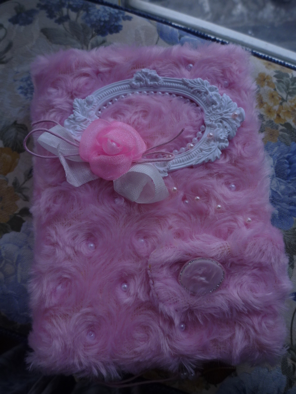 Пушистенький-мохнателький блокнотик