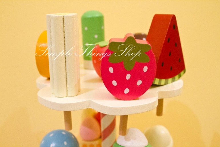 Набор мороженного с подставкой от Mother Garden. Simple Things Shop