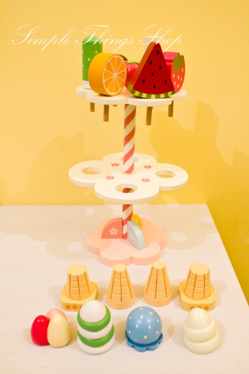 Набор мороженного с подставкой от Mother Garden. Simple Things Shop