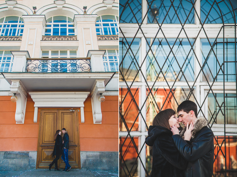 Прогулка Алёны и Александра