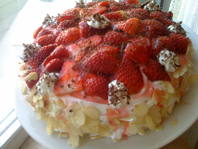 Вот такой получился тортик)