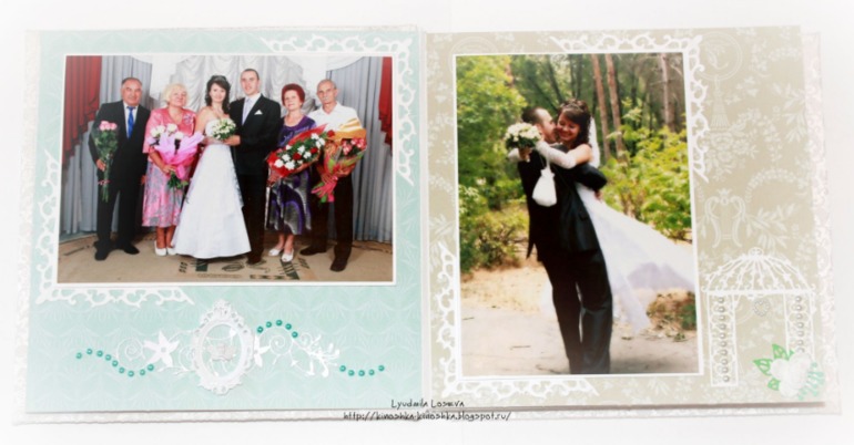 Свадебный альбом "Счастливая семья" с фото