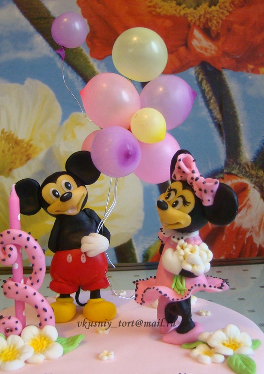 Торт с Мини и Микки