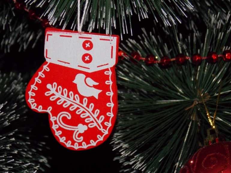 И мы украсили наш дом!!!