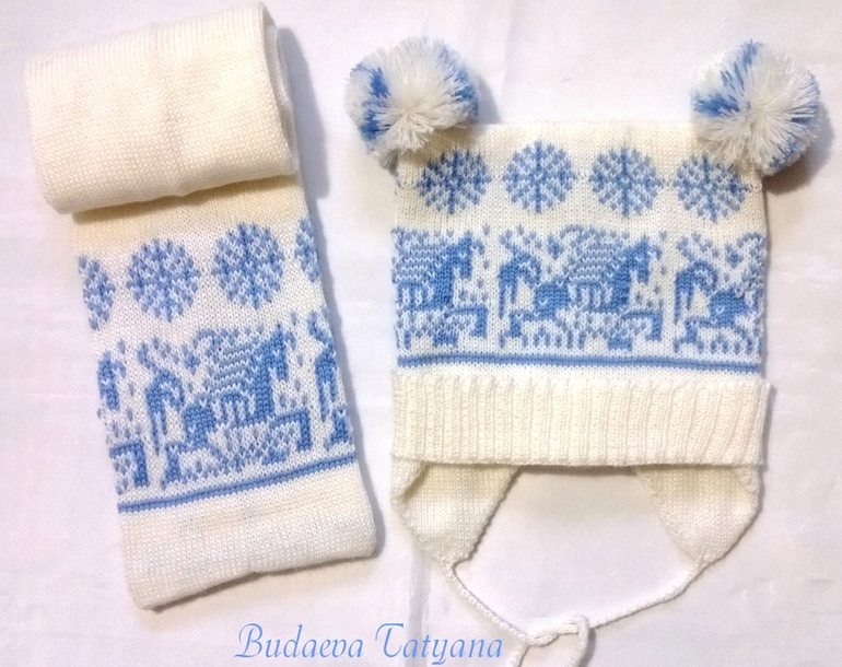 Комплект"Зимние узоры".