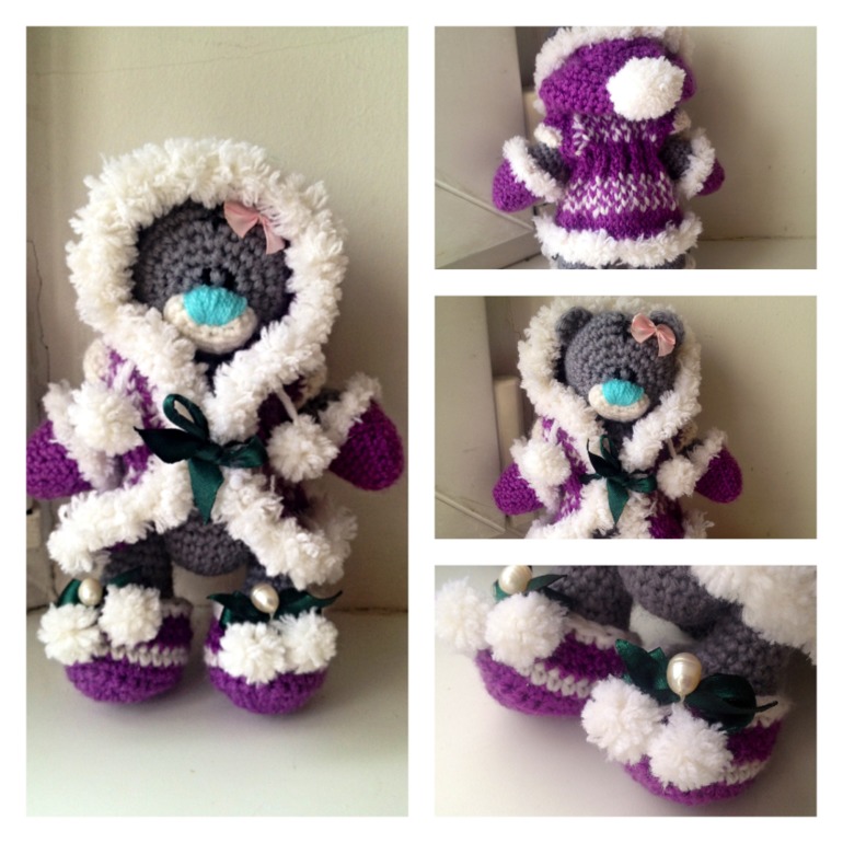 Мои очередные мишки:) в подарок.