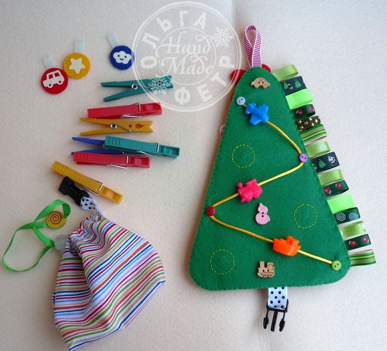 Ёлка - новогодняя развивашка