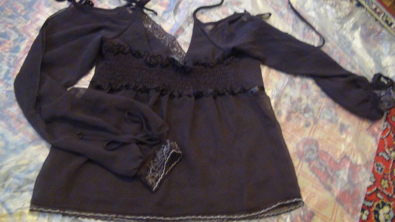 Костюм: блузка и брюки р. 44-46 (м.Фили Почта-предоплата)