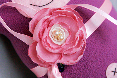 Флисовый счастливый кот