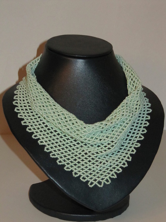 Косыночка "Мятушка" и браслет-оберег