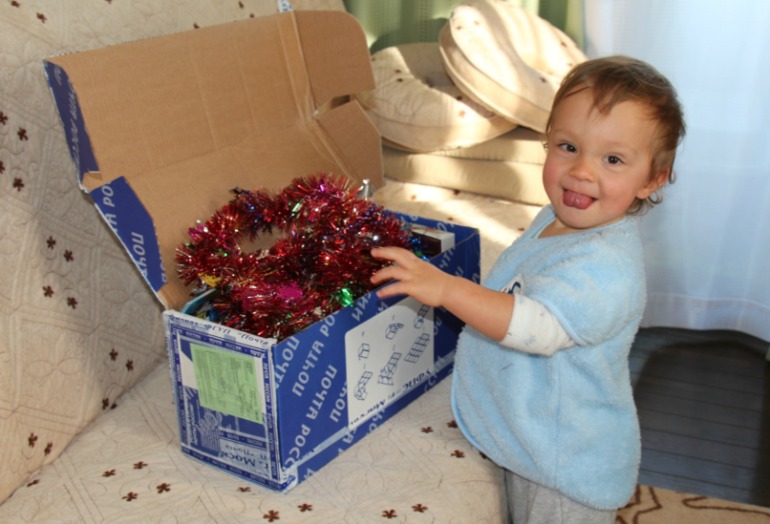Вот и наша новогодняя посылка