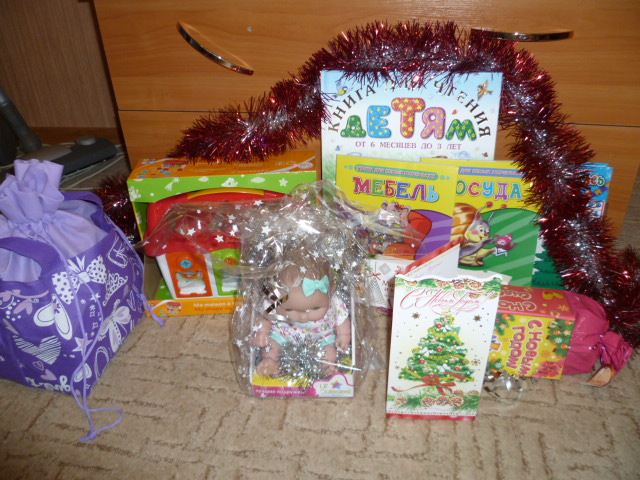 Урааааааааа!!!!!!Мы получили нашу посылочку!!!