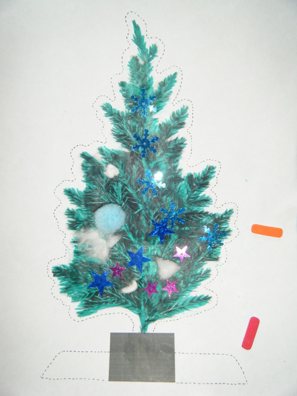 Наши новгодние поделки