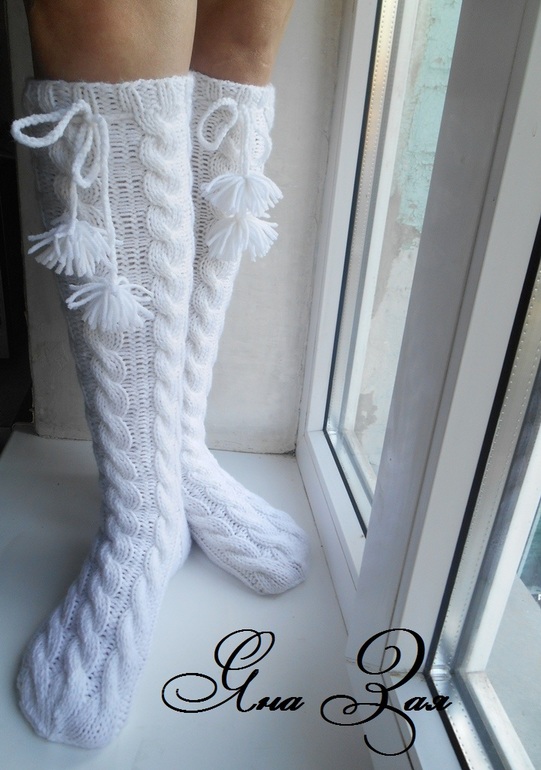 Белоснежные гольфики!