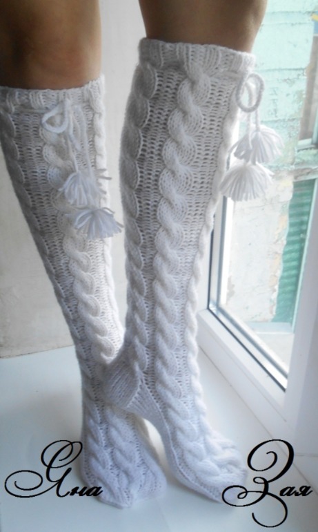 Белоснежные гольфики!