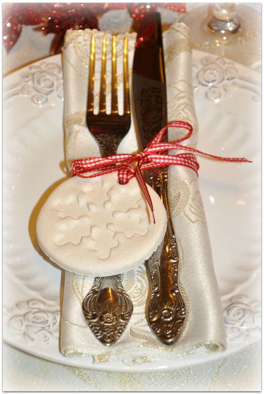 Новогодняя сервировка стола