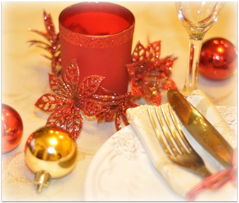 Новогодняя сервировка стола