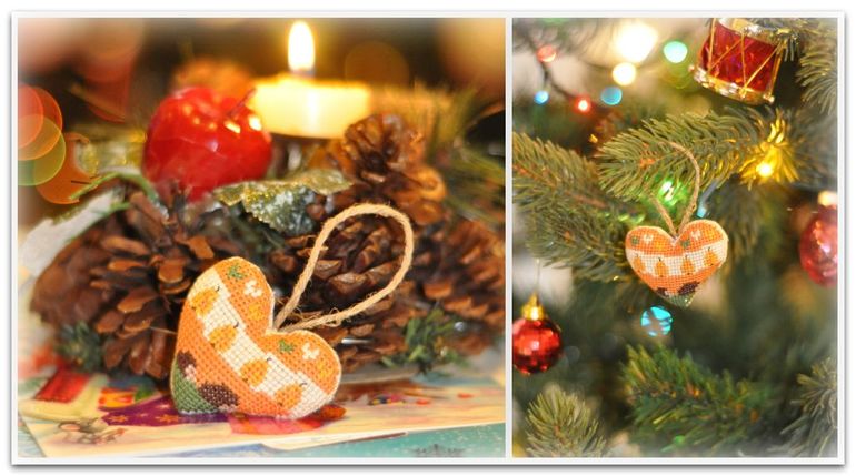 Наши hand-made игрушки и елочка :)