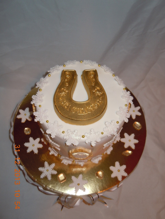 Торт новогодний