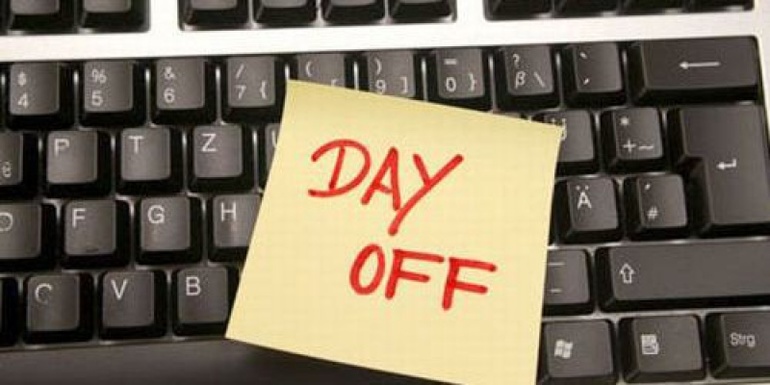 У меня выходные до понедельника!