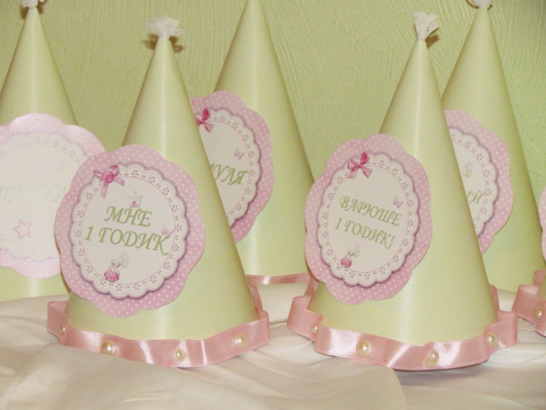 Нежный розово-салатовый набор для Годика!