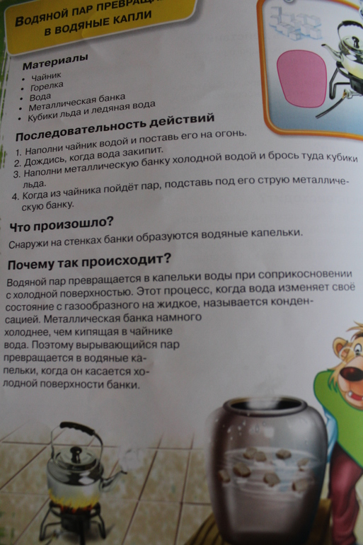 Первые научные опыты. Магнит и Вода