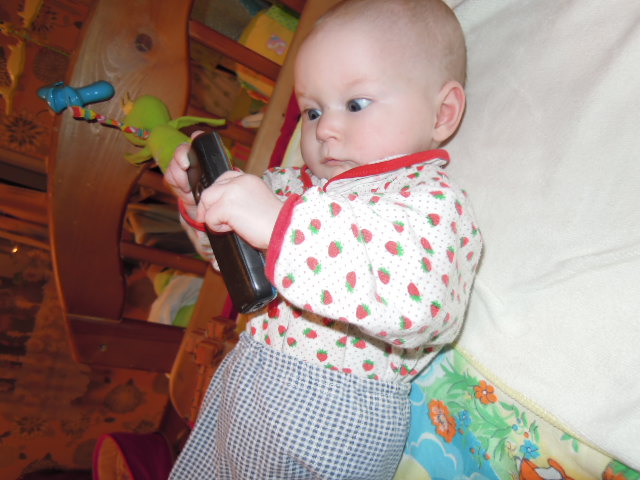 Моей Дюймовочке 4 месяца