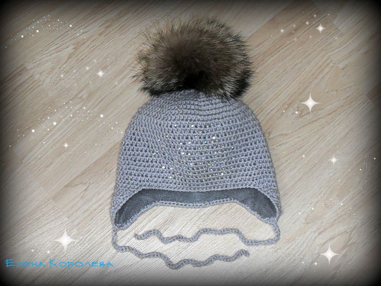 Зимняя шапочка для моей красотульки