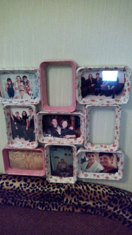 Когда то я просила совета о декоре мульти рамки для фото