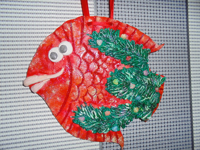 Новогодняя рыбка ))