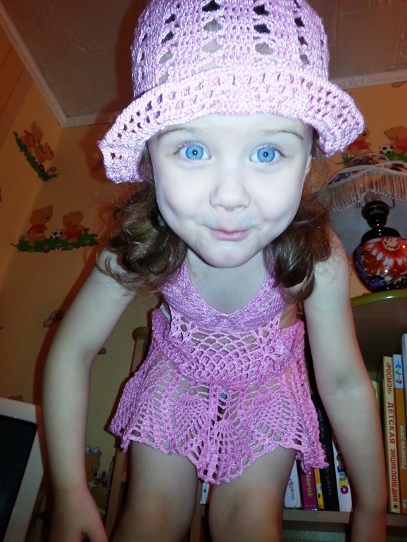 Розовый комплектик