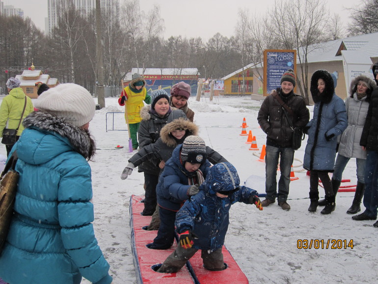 Новый год в Измайловском парке.