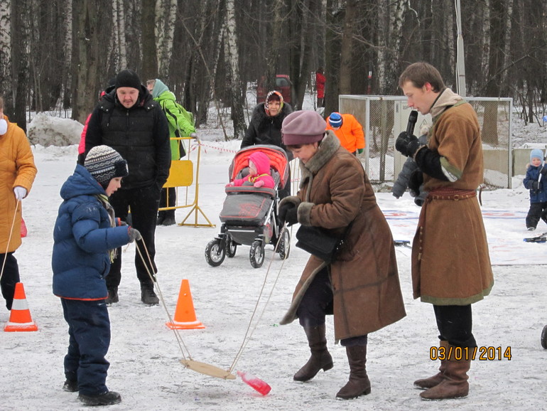 Новый год в Измайловском парке.